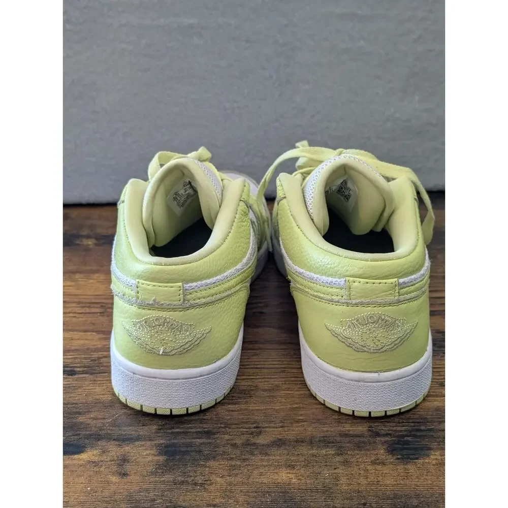 Nike Air Jordan 1 Low 6y Women's 8 Mens 7 Uk 6 SE White Limelight DH9619-103
